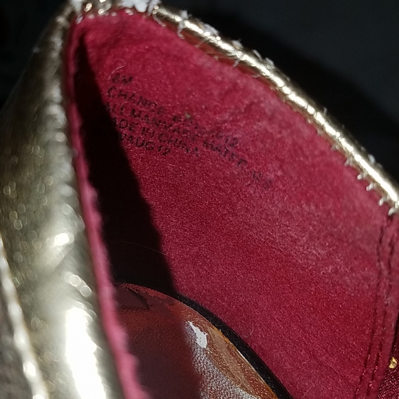 Baby Phat Shoes Gold Sparkle Platform Heel Sz 8 - Picture 6 of 7